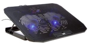 Solo MaxiCool Laptop Stand with 2 Cooling Fans With Adjustable Speed & 2 Extra USB Ports (LS104)